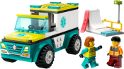 LEGO City 4+ Ambulans och snowboardåkare 60403