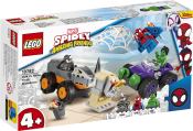 LEGO Super Heroes 4+ Hulk mot Rhino truckstrid 10782