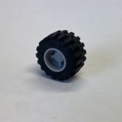 LEGO Technic Däck + Fälg 21 X 12 svart, ljusgrå 4568644-T409