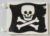 LEGO Piratflagga svart, vit 2525pb012-R513