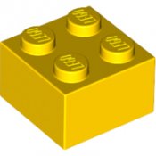 LEGO Gul Brick 2X2 300324-B53