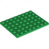LEGO Plate 6x8 grön 303628-R507