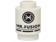 LEGO Round Brick 1x1 Mr. Fusion Vit R0812-6585387