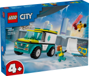 LEGO City 4+ Ambulans och snowboardåkare 60403