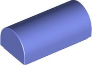 LEGO Plate 1x2x2/3 Outside Bow Violett B4091-6605531