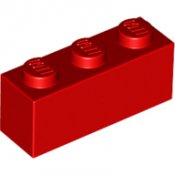 LEGO Röd Brick 1X3 3622211-B93