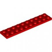 LEGO Plate 2x10 Röd B4162-383221