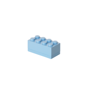 LEGO Förvaring Mini 8 Ljusblå 40121736