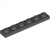LEGO Mörkgrå Plate 1X6 4109987-B75