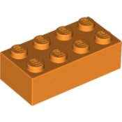 LEGO Ljusorange Brick 2x4 4153827-B29