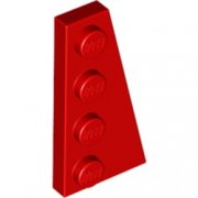 LEGO Right Plate W. Angle 2x4 Röd B2536-4160866