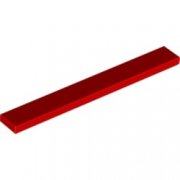 LEGO Flat Tile 1x8 Röd B4154-416221
