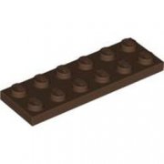 LEGO Plate 2x6 Mörkbrun 4162472-B3202