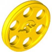 LEGO Technic Wedge-Belt Wheel Ø24 gul 418524-T435