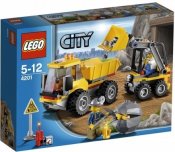LEGO City Gruva Lastare och tippbil 4201