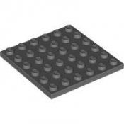 LEGO Plate 6x6 mörkgrå 4211134-R