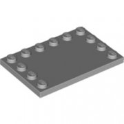 LEGO Plate 4x6 W. 12 Knobs Ljusgrå 4211838-B3121