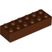 LEGO Brun Brick 2X6 4216615-B1036
