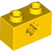 LEGO Technic Brick 1x2 gul 4233484-T450