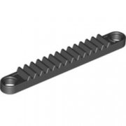 LEGO Techninc Toothed Bar 8M Svart T1200-4275503