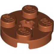 LEGO Plate 2x2 Round Mörkorange B4195-4616027