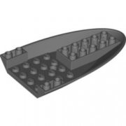 LEGO Inverted R.T. 6x10 W.Double Bow Mörkgrå R9100-4652483