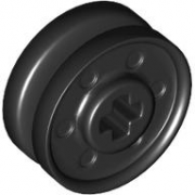 LEGO Technic Rim Narrow Ø18x7 W. Cross Svart T1133-6630768