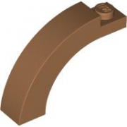 LEGO Brick 1x4x4 1/3 Arch Medium Nougat B3917-6611004