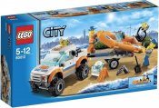LEGO City Fyrhjulsdriven bil och dykarbåt 60012