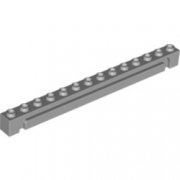 LEGO Technic Brick 1x14 W. Groove Ljusgrå T1355-6023978