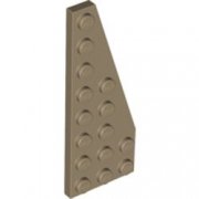 LEGO Right Plate 3x8 W. Angle Mörkbeige B4136-6028018