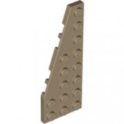 LEGO Left Plate 3x8 W. Angle Mörkbeige B4137-6028022