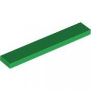 LEGO Flat Tile 1x6 Grön B3537-6035336