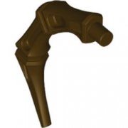 LEGO Leg W. Ø3.2 Shaft 1/2 M Mörkbrun R0979-6051523