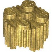 LEGO Profile Brick Ø15.83 W. Cross Guld B2754-6107194