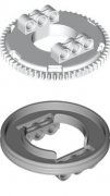 LEGO Technic Turntable Z60 Vit/Ljusgrå 6431593-T1019