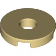 LEGO Flat Tile 2x2 Round With Hole Beige B3597-6115248