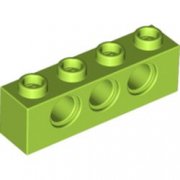 LEGO Technic Brick 1x4 W. 3 Holes Limegrön T1160-6132373