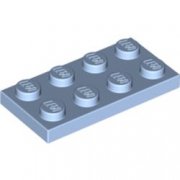 LEGO Plate 2x4 Ljusblå B3287-6132418