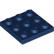 LEGO Plate 3x3 Mörkblå B3555-6135597