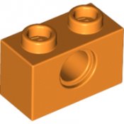LEGO Technic Brick 1x2 With 1 Hole orange 6136553-T462