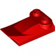 LEGO Plate W. Bows 2x3 1/2 Röd B9257-6143425