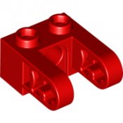 LEGO Technic 2x1 ST.Ø4.9 Hole W/Half Beam röd 6162326-T474