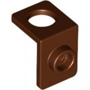 LEGO Mini Fig. Back Plate W. Knob Rödbrun R0204-6170809