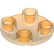 LEGO Slide Shoe Round 2x2 Transparent Orange B4079-6171727