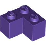 LEGO Brick Corner 1x2x2 Lila B3934-6176193