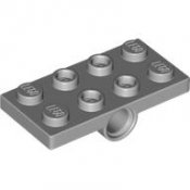 LEGO Technic Plate 2x4 With Holes 4.85 ljusgrå 6176242-B154