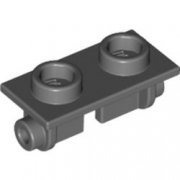 LEGO Plate 1x2 Rocking Mörkgrå 6176400-B0304