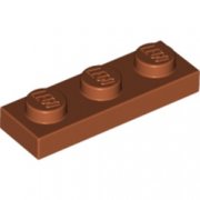 LEGO Plate 1x3 Mörkorange B1704-6186007