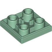 LEGO Flat Tile 2x2 Inverted Sandgrön B2061-6186828